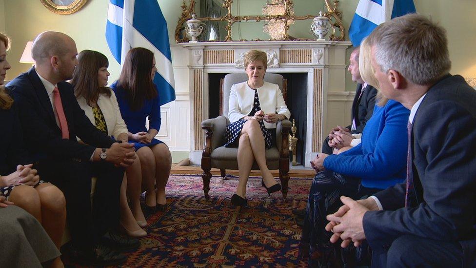 Sturgeon and new ministers