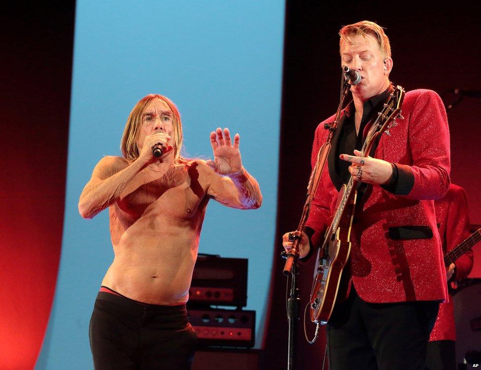 Iggy Pop and Josh Homme