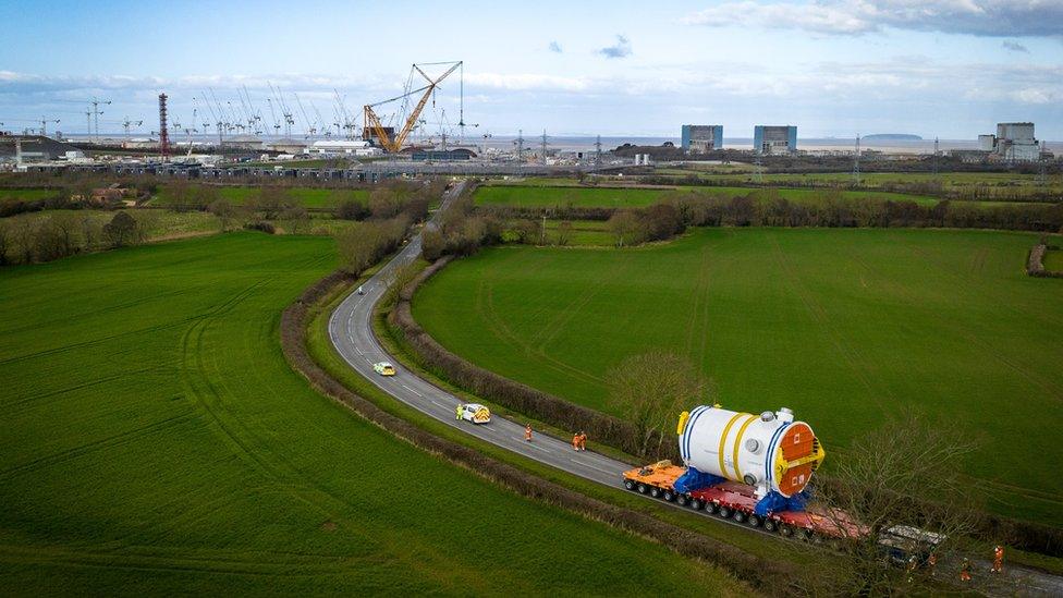 The final journey was a five-hour trip for four miles by a transporter to its permanent home on the construction site.