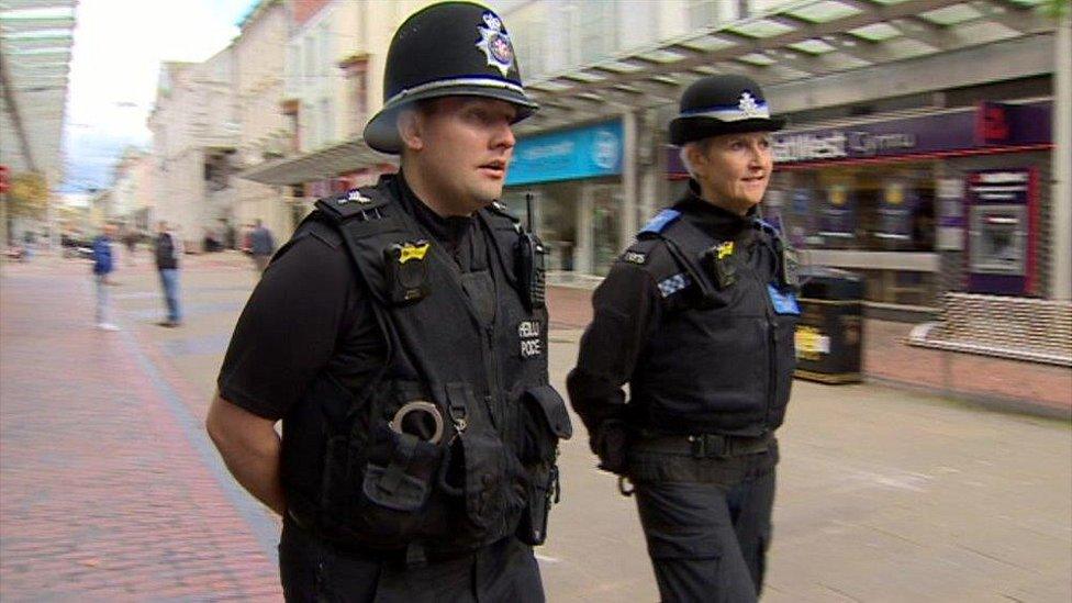 Police in Llanelli