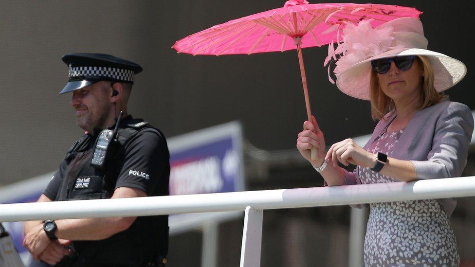 Woman with a parasol