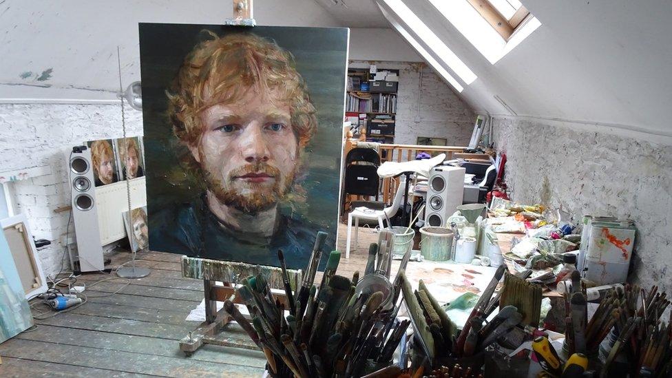 Colin Davidson's portraits of Ed Sheeran