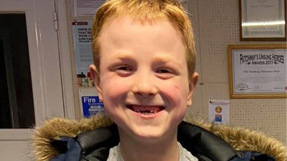 Missing boy Knox, 10