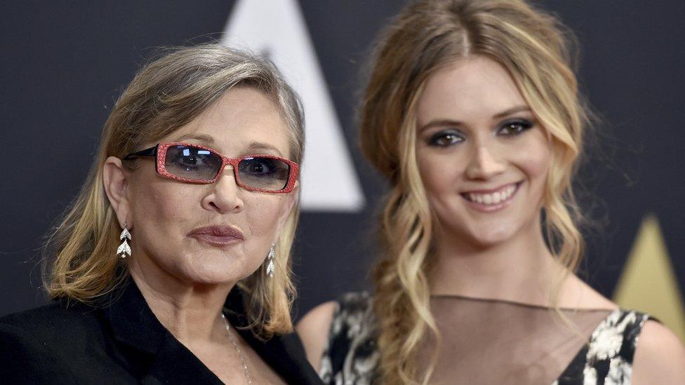 Carrie Fisher and Billie Lourd