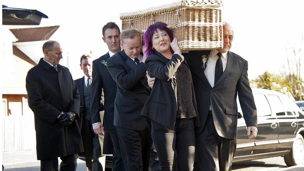 Richard's funeral