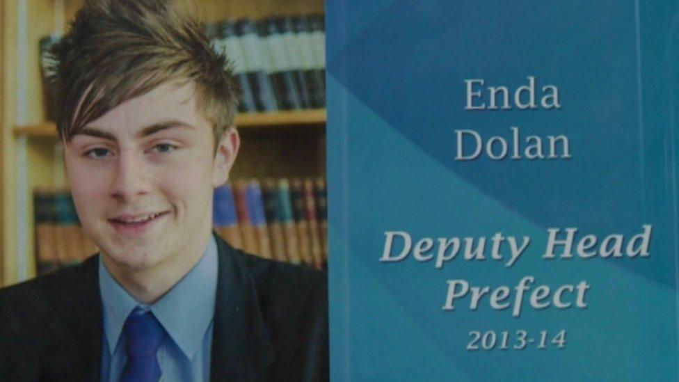 Enda Dolan was a first year architecture student at Queen's University