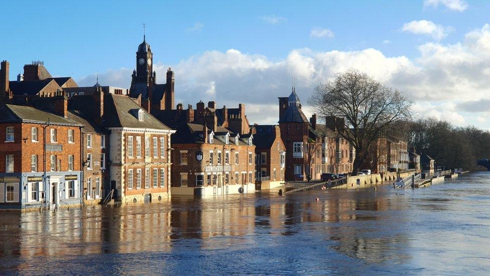 The River Ouse looking high