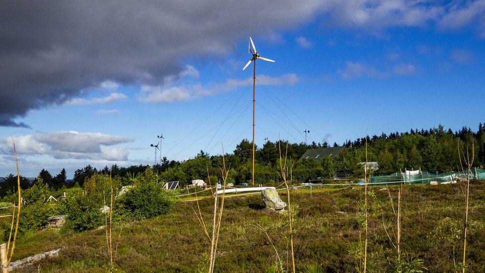 Wind generator on Scoraig