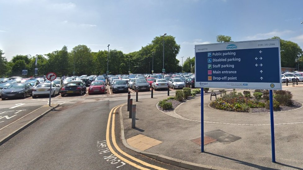 University Hospital of North Durham car park