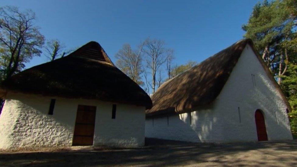 Ancient buildings at St Fagans