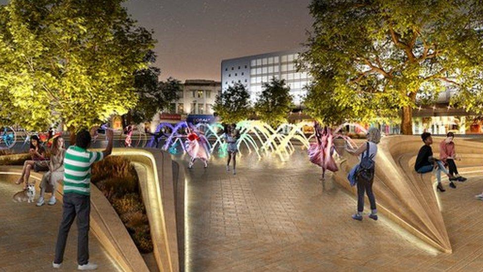Artist's impression of Kings Square