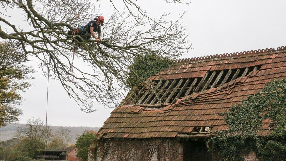 Barn restoration