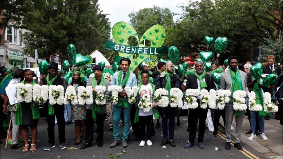 Grenfell Tower march