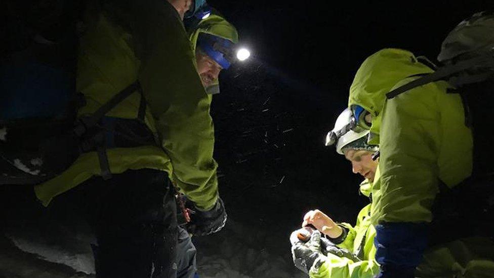 Lochaber MRT on a rescue