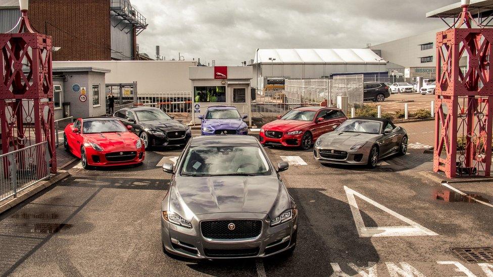 Jaguar Land Rover vehicles