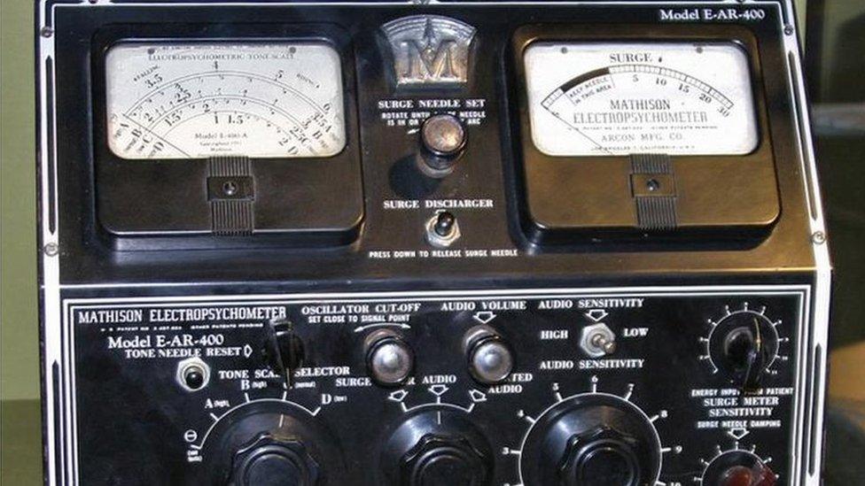 A "primitive lie detector" used by the Canadian government to detect security risks