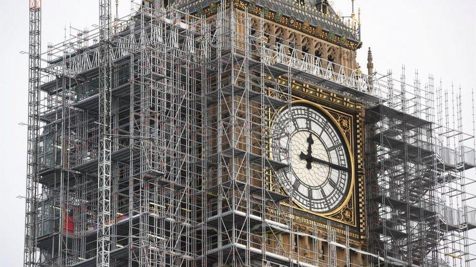 Big Ben under refurbishment