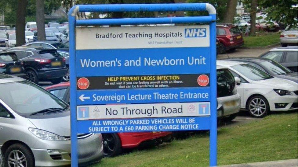 Maternity unit sign