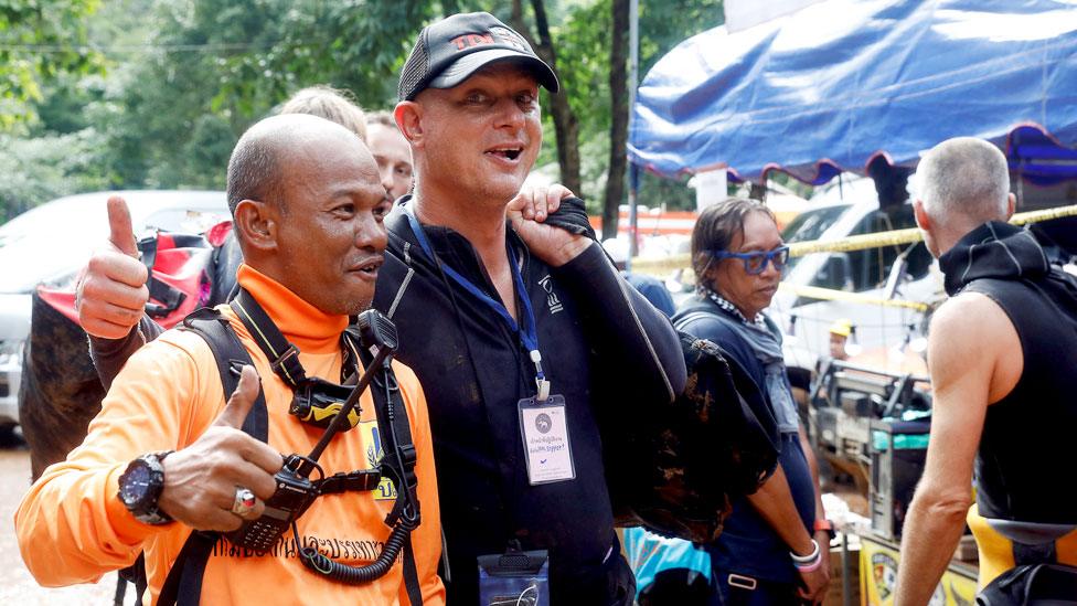 Divers in Thailand