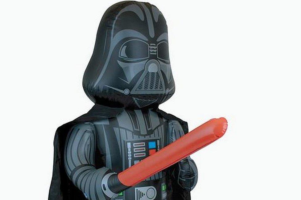 Inflatable Darth Vader toy