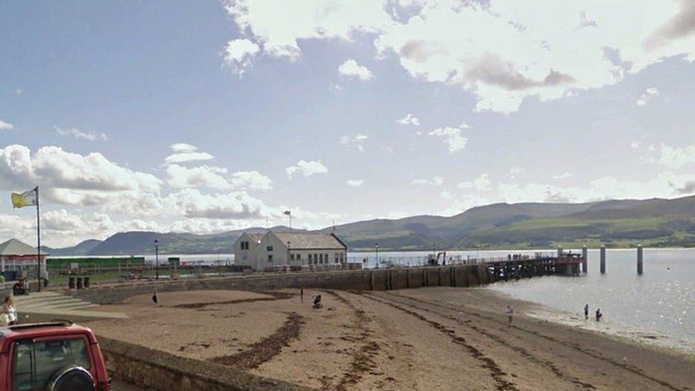 Beaumaris pier on Anglesey