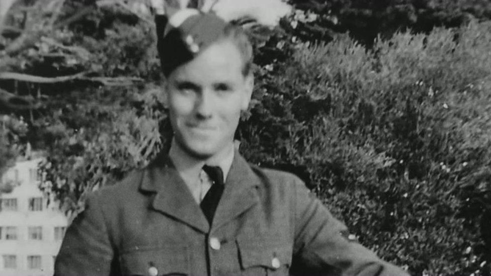 Eric Downs in RAF uniform