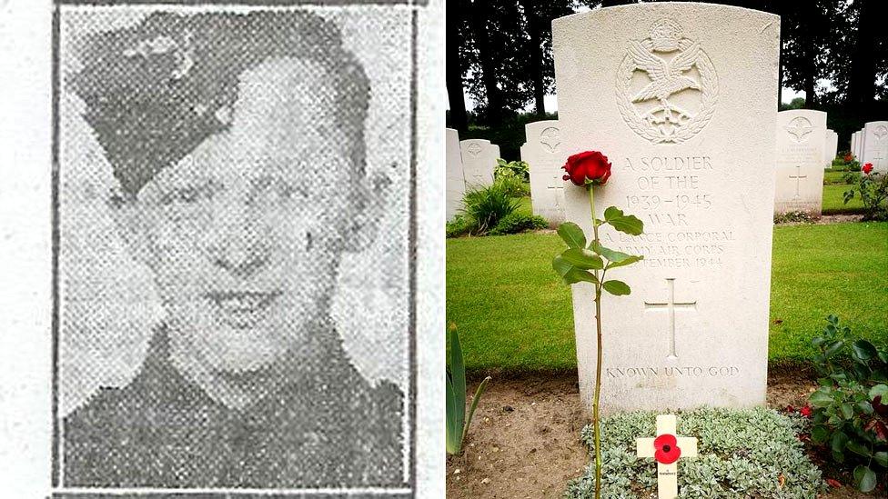 L/Cpl Loney and his unmarked grave