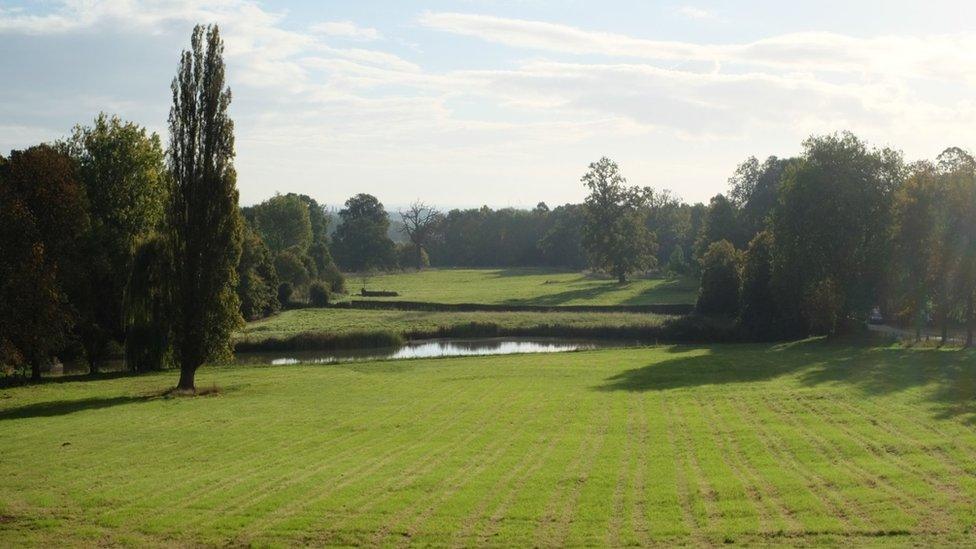 Madingley Hall grounds