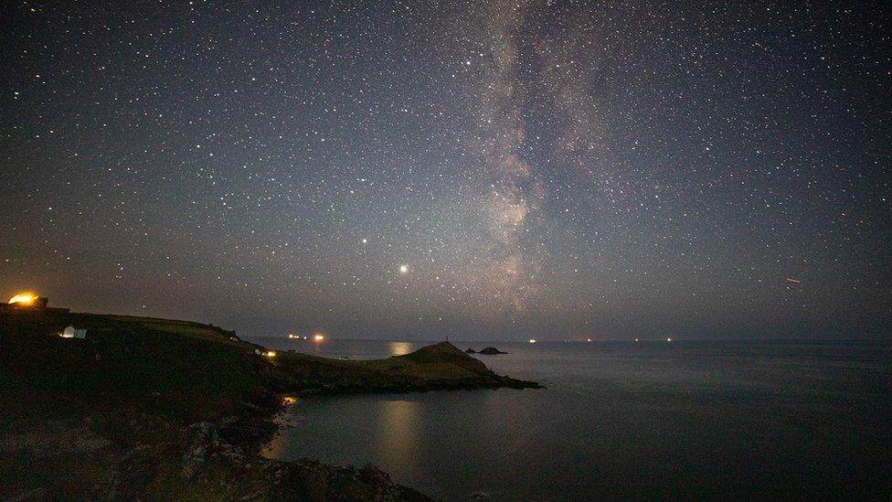 Cape Cornwall night sky