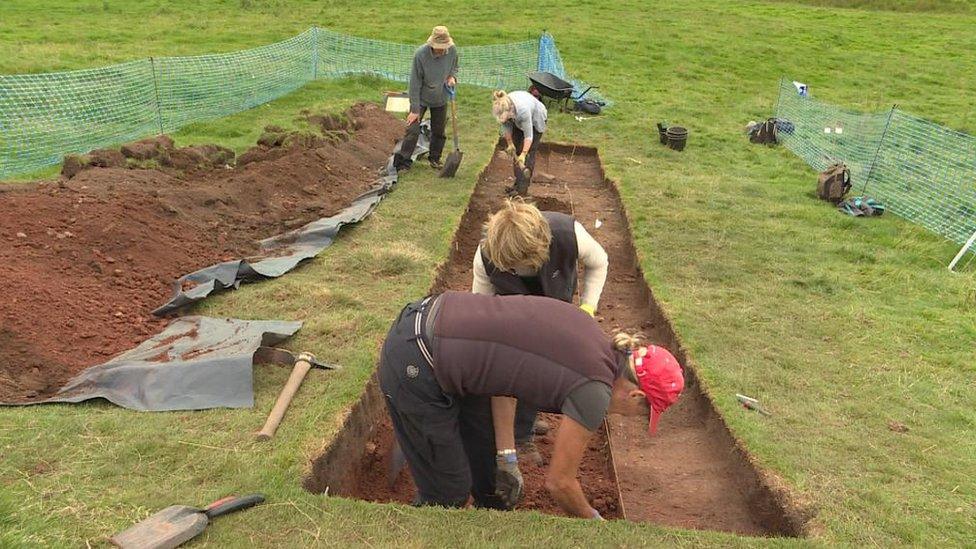Burnswark dig