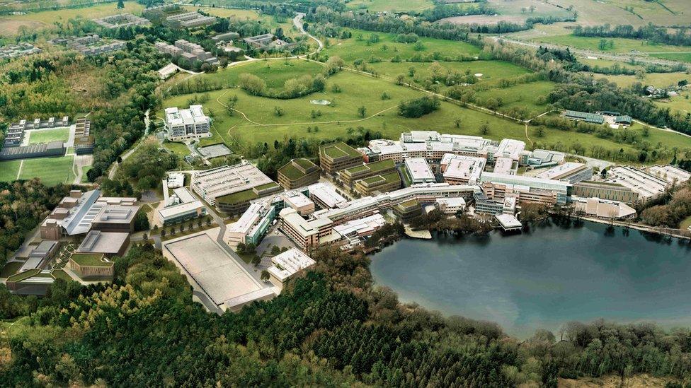 The Mereside campus at Alderley Park