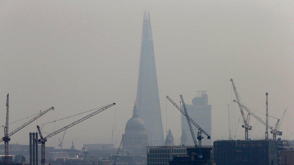 Shard in smog