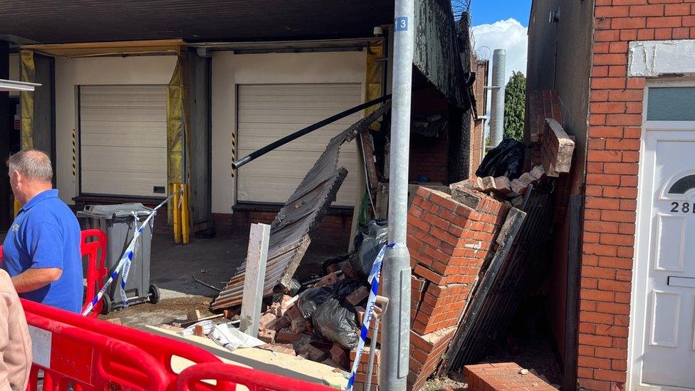 Wrexham bakery crash