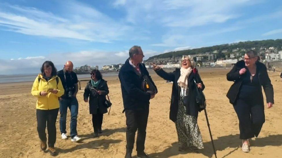 The group in Weston-super-Mare