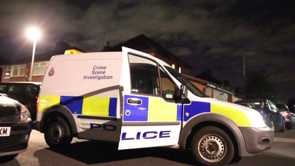 Crime scene investigation van