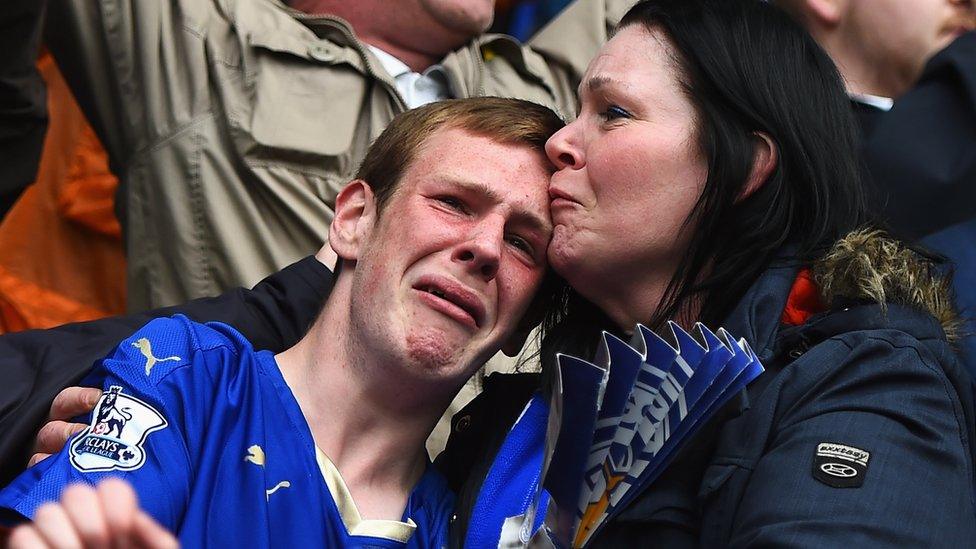 Leicester City fans