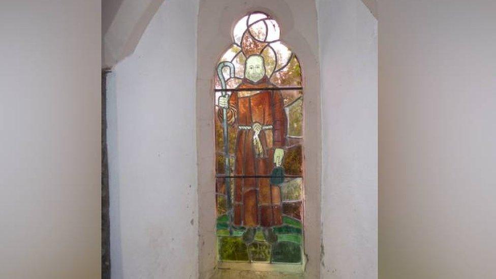 St Madoc of Ferns, Haroldston West: stained glass window