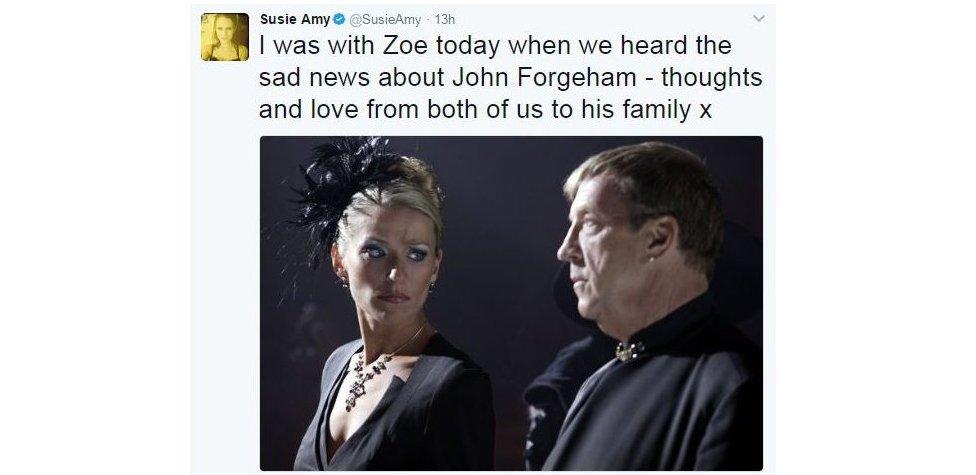 Actress Susi Amy pays tribute