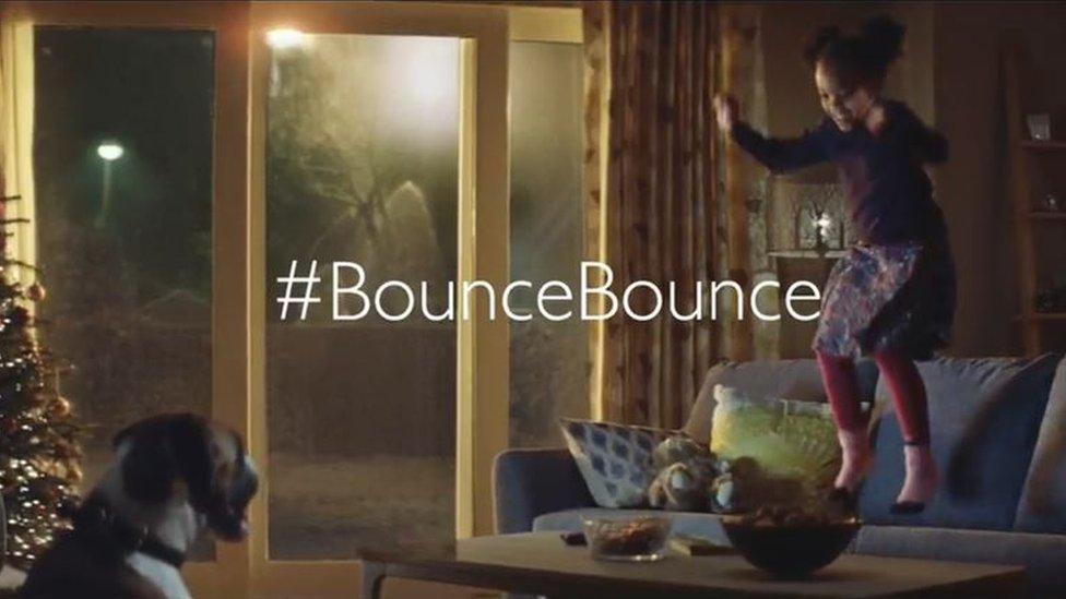 A scene from the BounceBounce video