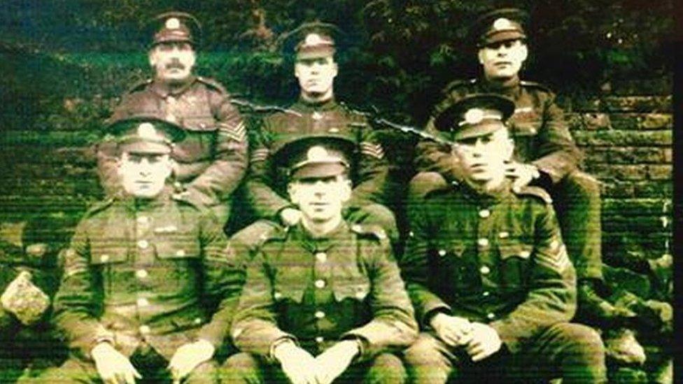 Members of Suffolk Regiment