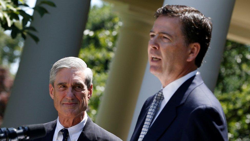 Robert Mueller and James Comey - 2013 photo