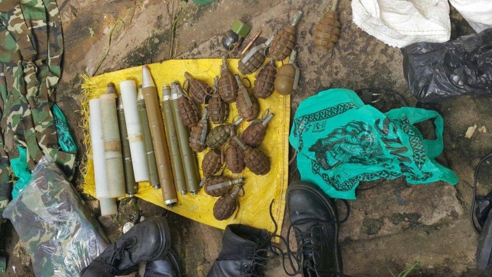 grenades recovered