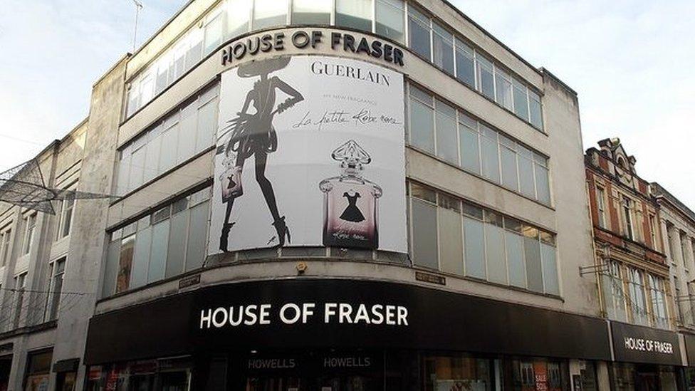 House of fraser front