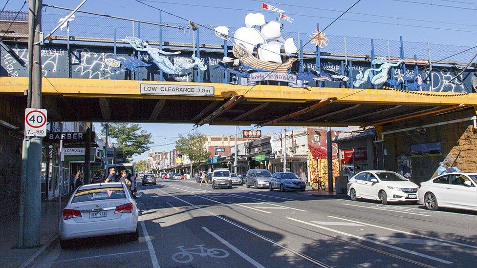 A view of Carlisle St in Balaclava, Melbourne