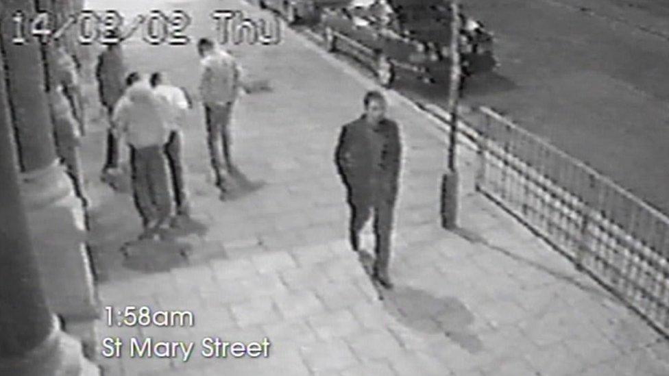 Mr Adams was seen on CCTV in the city centre at about 02:00 GMT