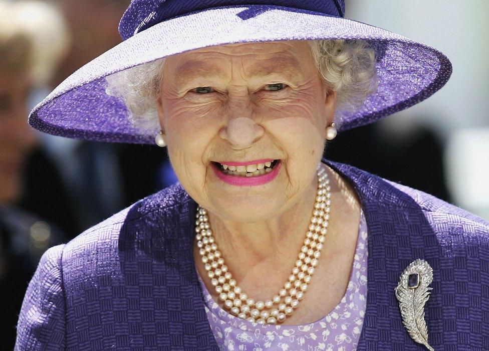 The Queen at the Derby on 3 June 2006