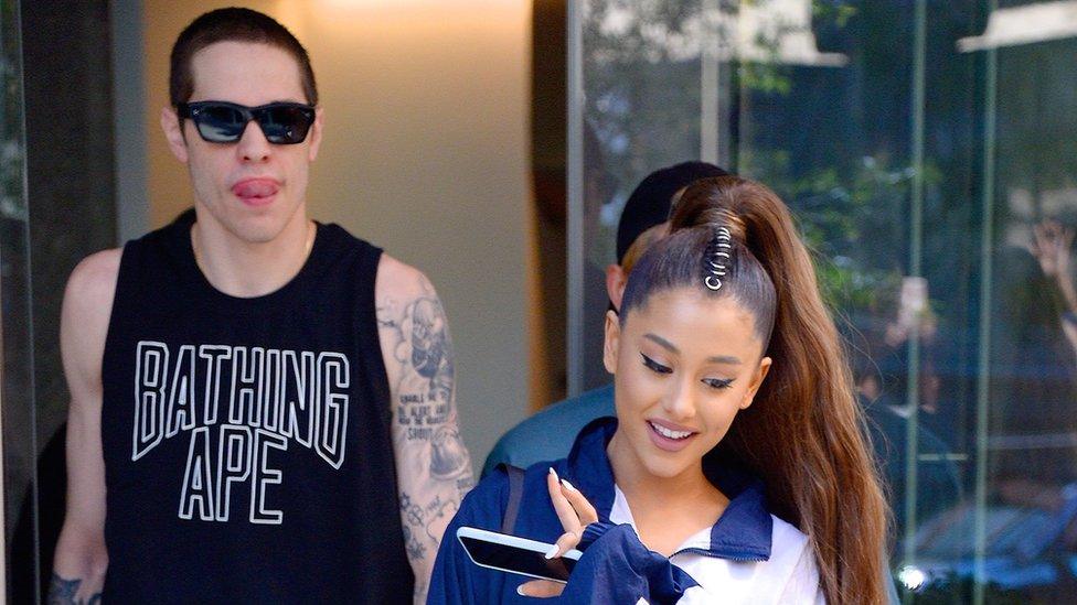 Pete Davidson and Ariana Grande