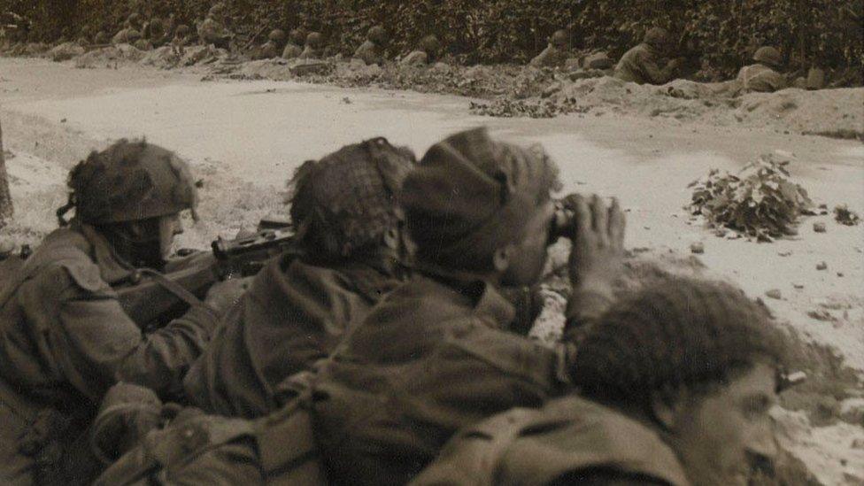 Soldiers of the 1st Battalion, Border Regiment, Oosterbeek 20 September 1944