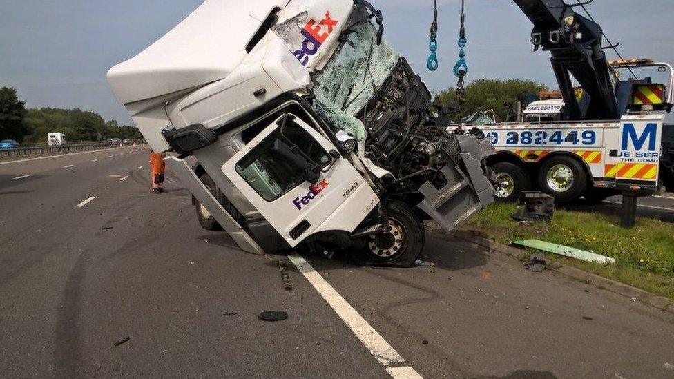 David Wagstaff's lorry