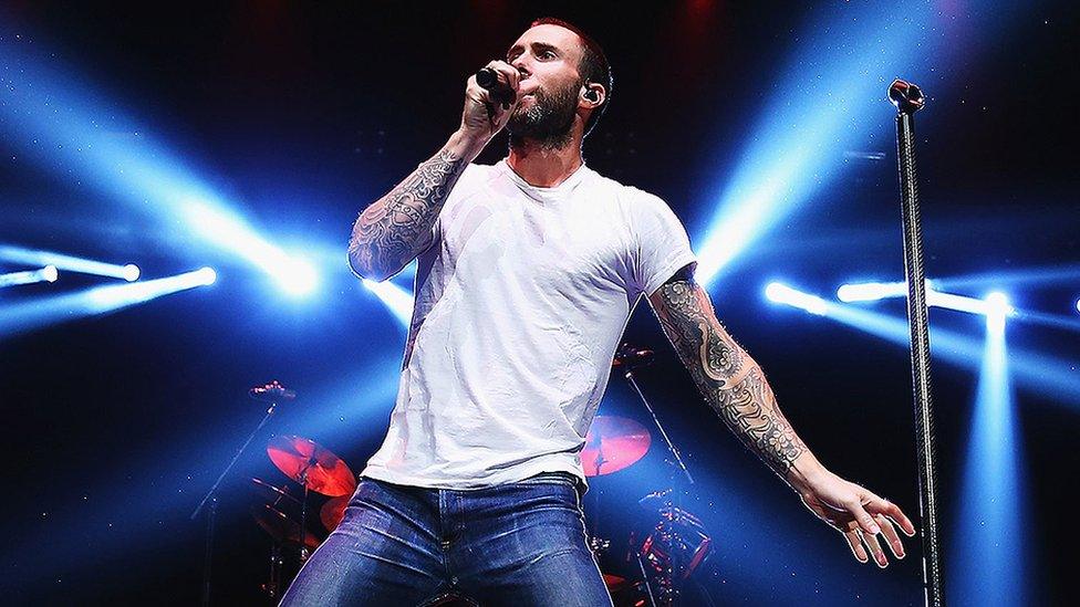 Adam Levine from Maroon 5